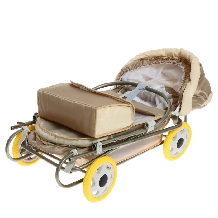 Коляска кукольная №6, цвет бежевый