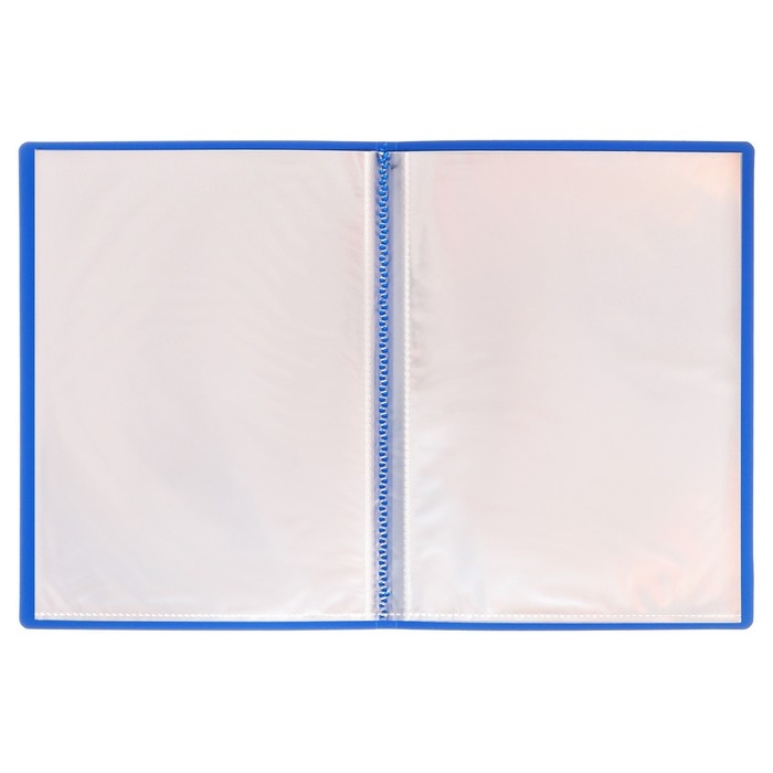 Набор папок А5, 20 вкладышей, Calligrata, синяя, 3 штуки