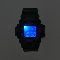 Часы наручные электронные SPORT, d-5 см, ремешок силикон 24.5 см, хаки