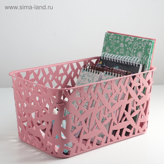 Корзинка универсальная, 3ХL, 28&times;19&times;14,5 см, цвет МИКС