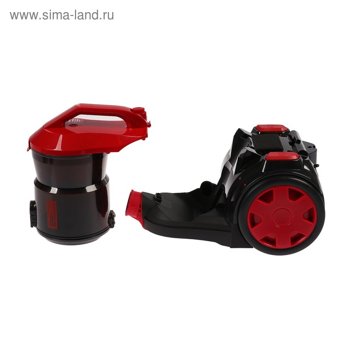 Пылесос Centek CT-2536, 2400/ 420 Вт, НEPA-фильтр, чёрно-красный Пылесос Centek CT-2536, 2400/ 420 Вт, НEPA-фильтр, чёрно-красный