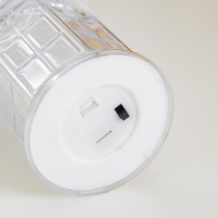 Ночник "Зимняя башня" LED от батареек 3хLR1130  6,5х6,5х13 см RISALUX