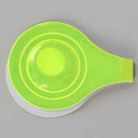 Светоотражающая клипса на магните, 5 &times; 15 см, цвет жёлтый