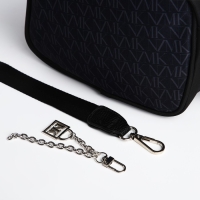 Сумка женская текстильная NK, 19х14х6 см, чёрный цвет Сумка женская текстильная NK, 19х14х6 см, чёрный цвет