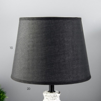Настольная лампа "Магда" Е14 40Вт черный 20х20х33см RISALUX Настольная лампа "Магда" Е14 40Вт черный 20х20х33см RISALUX