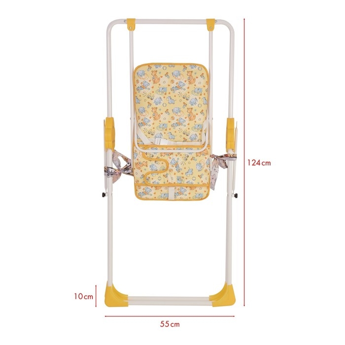 Качели детские напольные &laquo;Малыш. Фея&raquo;, цвет желтый