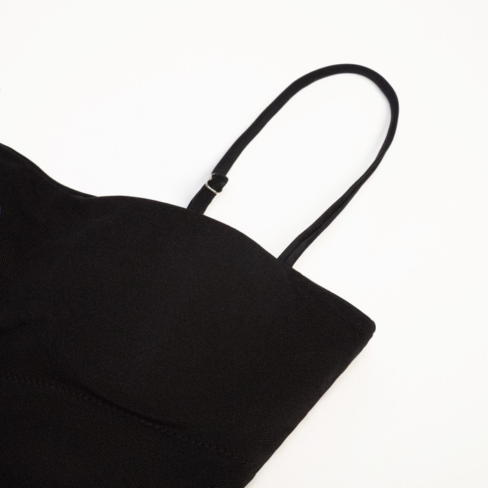 Купальник женский слитный Basic MINAKU цвет чёрный, размер 46 Купальник женский слитный Basic MINAKU цвет чёрный, размер 46