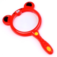 Лупа детская Животные, линза 35мм, микс Лупа детская Животные, линза 35мм, микс