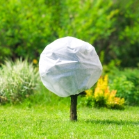 Чехол для растений, трапеция на шнурках, 75 &times; 70 см, спанбонд с УФ-стабилизатором, плотность 60 г/м&sup2;