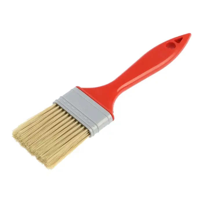 Кисть плоская ЛОМ промо, искусственная щетина, пластиковая рукоятка, 2", 50 мм