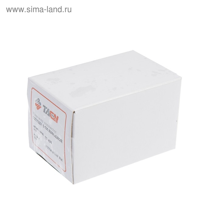 Штуцер пятивыводной TAEN, для монтажа манометра и реле давления, 80 мм Штуцер пятивыводной TAEN, для монтажа манометра и реле давления, 80 мм