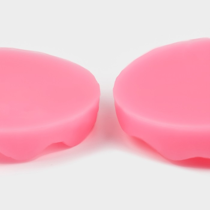 Молд &laquo;Лист герани&raquo;, силикон, 2 предмета, 7,5&times;7 см, цвет МИКС