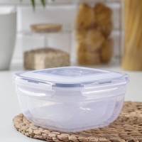 Набор ланч-боксов квадратных, 3 шт: 1, 7 л, 1 л, 0,6 л Набор ланч-боксов квадратных, 3 шт: 1, 7 л, 1 л, 0,6 л