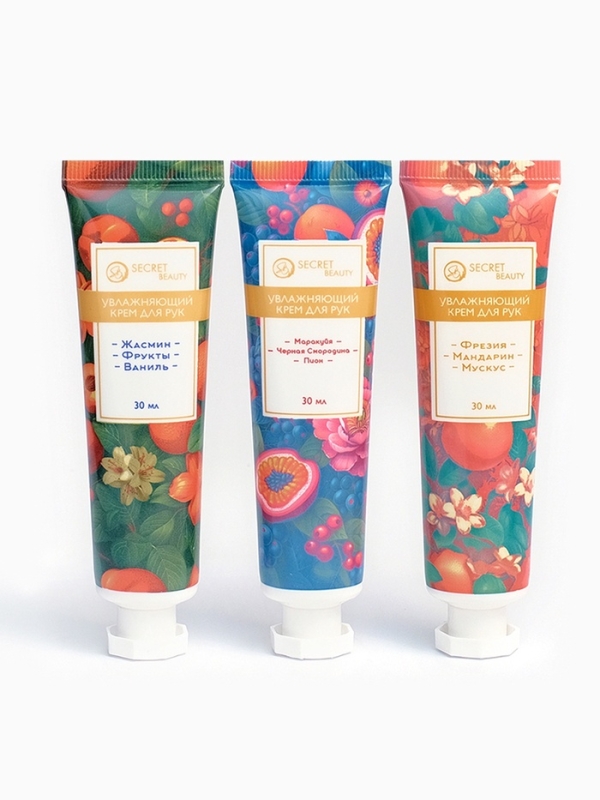 Крем для рук &laquo;Фруктовые эмоции&raquo;, набор 3 шт