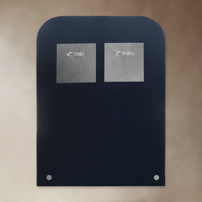 Зеркало, настенное, с полкой, 30&times;40 см