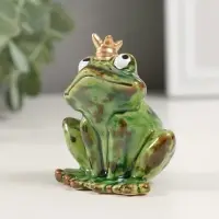 Сувенир керамика "Королевна-лягушка" 4,3х6,3х6,8 см