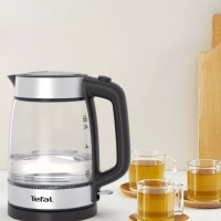 Стеклянный чайник Glass Kittle KI700830, с фильтром, 2200 Вт