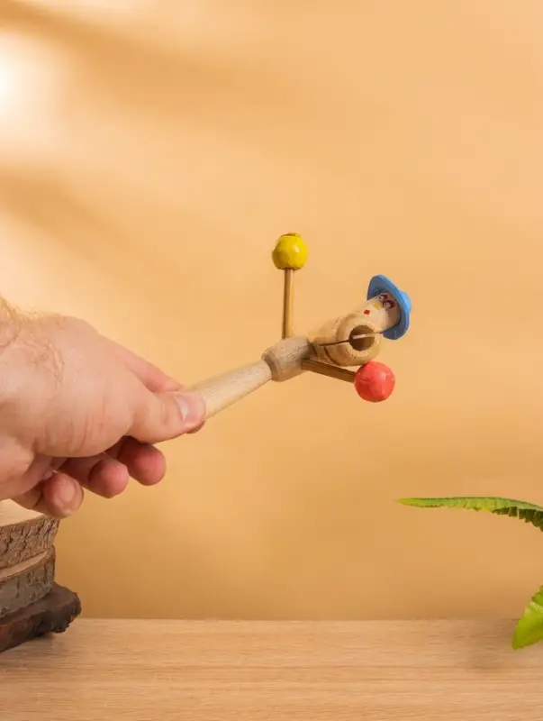 Сувенирный музыкальный инструмент Стучалка &laquo;Человечек&raquo;, 10&times;6&times;16 см