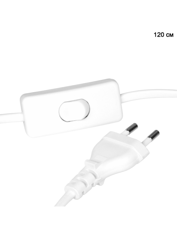 Лампа настольная BayerLux ЭКО "Василиса" 1х40Вт Е27 белый 26х26х45см