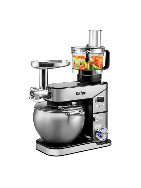 Миксер планетарный, блендер, мясорубка, комбайн КТ-3413