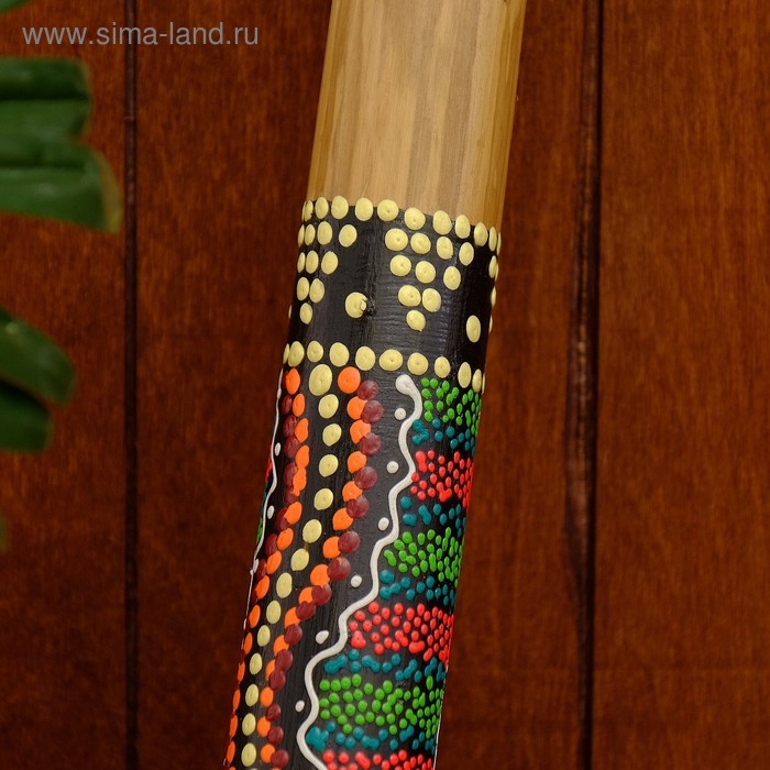 Сувенирный музыкальный инструмент "Посох дождя" 40 см МИКС