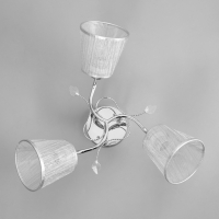 Люстра "Бетти" 3х40вт Е27 Хром 50х50х24см