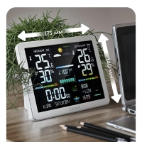 Метеостанция домашняя погодная станция часы КТ-3736