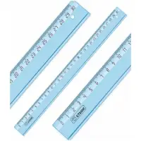 Линейка 30 см Стамм "Cristal", тонированная