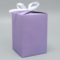 Коробка подарочная складная, упаковка, «Лиловая», 12 х 18 х 12 см Коробка подарочная складная, упаковка, «Лиловая», 12 х 18 х 12 см