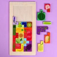 Пазл-тетрис &laquo;Фрукты&raquo;, 30 &times; 15 &times; 1 см