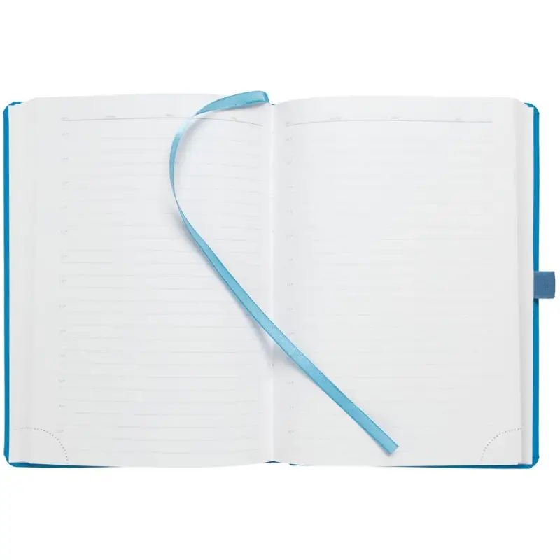 Ежедневник Favor Metal, недатированный, голубой