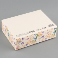 Коробка подарочная, упаковка, &laquo;С 8 марта!&raquo;, 16,5 х 12,5 х 5 см, БЕЗ ЛЕНТЫ