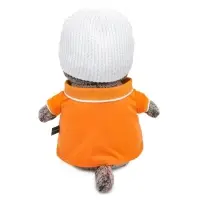 Мягкая игрушка "Басик в поло и шапке "100% антистресс" , 22 см Ks22-286