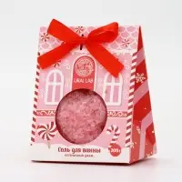 Соль для ванны, 200 г, аромат клубничный джем, URAL LAB