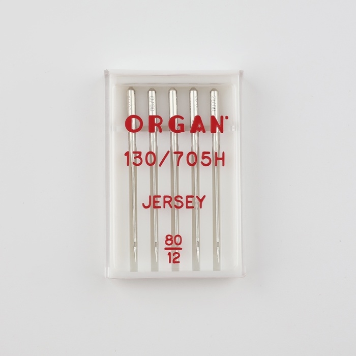 Иглы для бытовых швейных машин, для джерси, №80/12, 5 шт