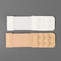 Застёжка-удлин для бюст 3ряда 2крючка с резин (наб 3шт цена за наб) нейлон 3цвета TR Застёжка-удлин для бюст 3ряда 2крючка с резин (наб 3шт цена за наб) нейлон 3цвета TR