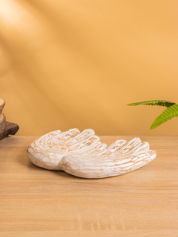 Сувенир интерьерный "Ладошки" дерево 23х20х4 см