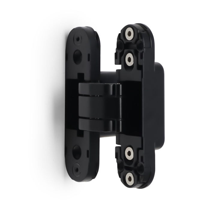 Петля скрытой установки LOCKLAND, 30х110 мм, с 3D-регулированием, цвет черный