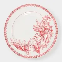 Тарелка Дулевский фарфор &laquo;Райские ландыши&raquo;, d=20 см, фарфор