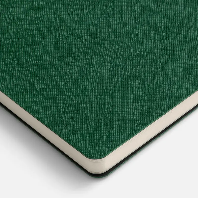 Ежедневник Lungo, недатированный, зеленый