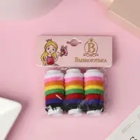 Резинка для волос "Махрушка" (набор 24 шт) 2 см