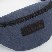 Поясная сумка на молнии, цвет синий Поясная сумка на молнии, цвет синий