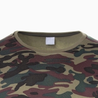 Лонгслив мужской, цвет зелёный камуфляж/пятна МИКС, размер 54