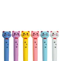 Ручка гелевая - прикол, цвет МИКС &laquo;Котик&raquo;