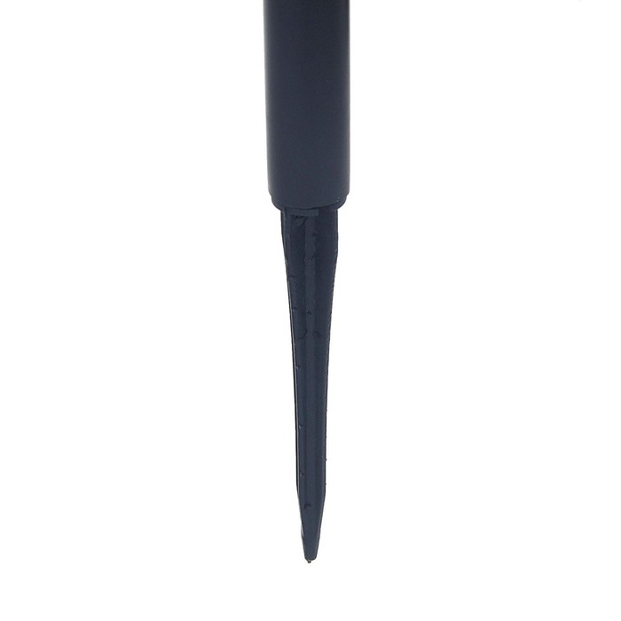 Садовый светильник на солнечной батарее &laquo;Рифлёный конус&raquo;, 7 &times; 31 &times; 7 см, 1 LED, свечение белое