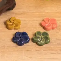 Подставка под благовония "Цветок" керамика, цв. МИКС, 4х4х1 см