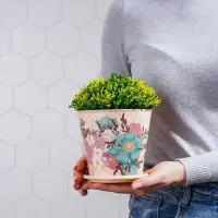 Горшок для цветов Доляна &laquo;Фрезия&raquo;, 800 мл, цвет бежевый