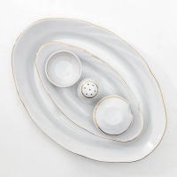 Сервиз столовый фарфоровый &laquo;Классик&raquo;, 37 предметов, 4 вида тарелок