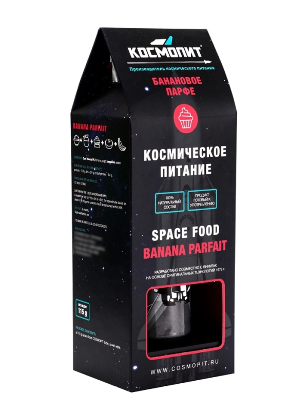 Космическое питание &laquo;Банановое парфе&raquo;, в тюбике, 115 г