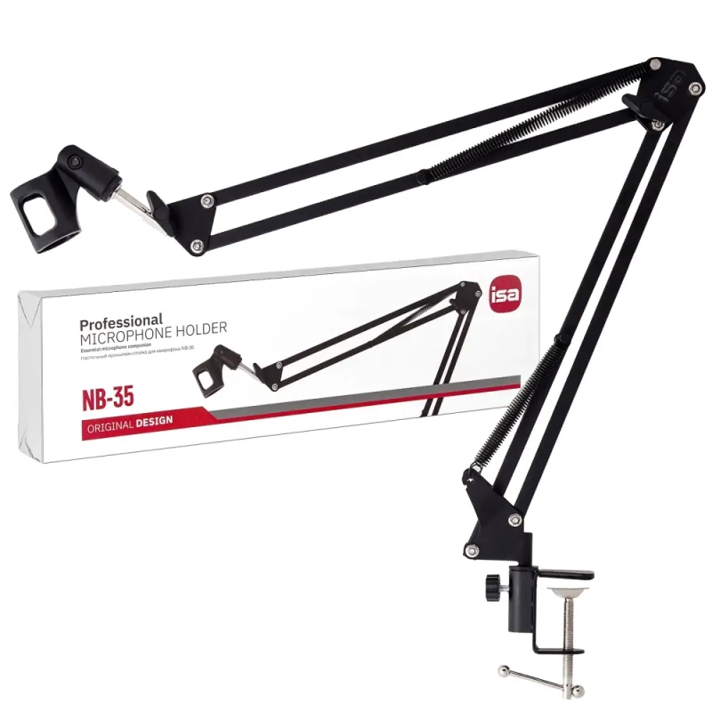 Настольная кронштейн-стойка для микрофона NB-35 ISA